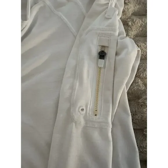 Athleta Womens Tank Green Racerback, White Half Zip, Blue Long Sleeve Lot Size S - Picture 10 of 16